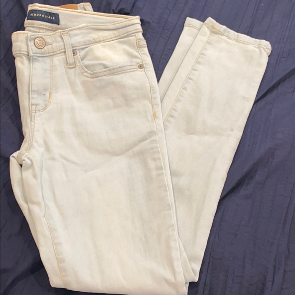 light blue no rip jeggings